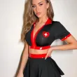 Sexy women's hot girl nurse uniform for cosplay game outfit set