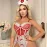 Sexy nurse bodysuit set with lace and bowknot and heart-shaped patterns