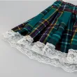 Role-playing sexy youthful plaid short skirt