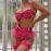 Lace embroidery alluring erotic set