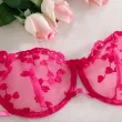 Lace embroidery alluring erotic set